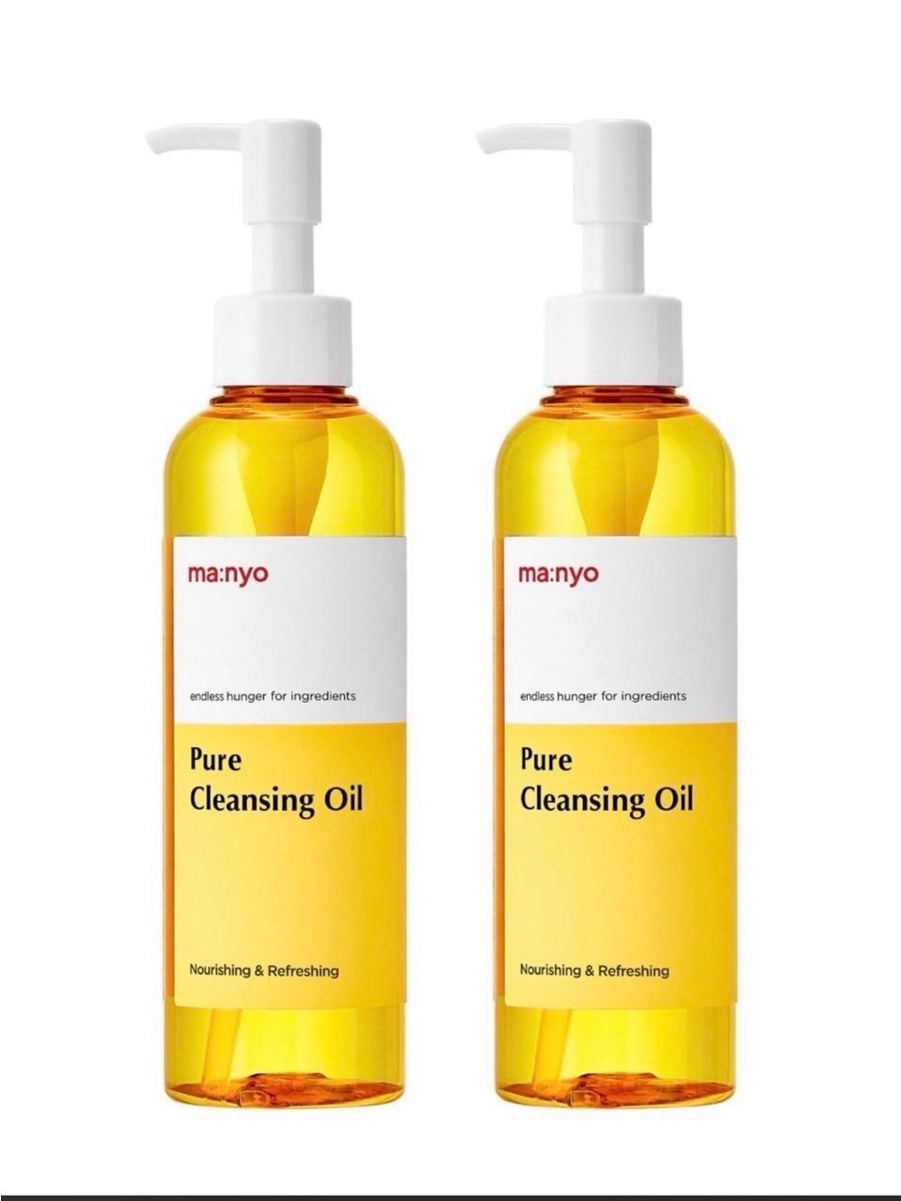 ma:nyo Pure Cleansing Oil - Yellow Oil Bottle Duo